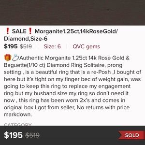 Rose Gold Morganite Ring and Band